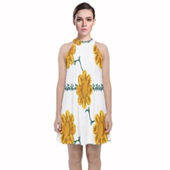 Easter Velvet Halter Neckline Dress  by nate14shop