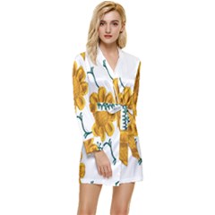 Easter Long Sleeve Satin Robe