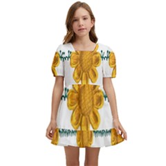 Easter Kids  Short Sleeve Dolly Dress