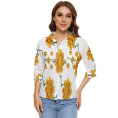 Easter Women s Quarter Sleeve Pocket Shirt