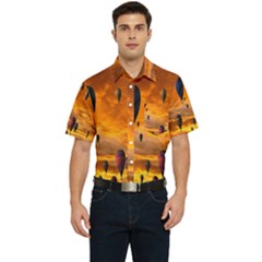 Emotions Men s Short Sleeve Pocket Shirt  by nate14shop