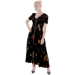 Fireworks- Button Up Short Sleeve Maxi Dress