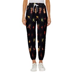 Fireworks- Cropped Drawstring Pants