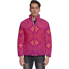 Flower Men s Puffer Bubble Jacket Coat