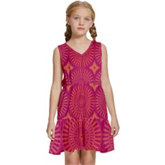 Flower Kids  Sleeveless Tiered Mini Dress