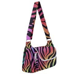 Rainbow Zebra Stripes Multipack Bag by nate14shop