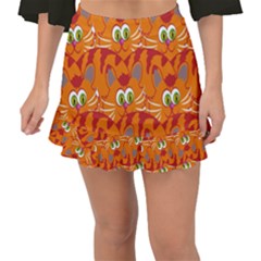 Animals Pet Cats Fishtail Mini Chiffon Skirt by artworkshop