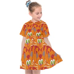 Animals Pet Cats Kids  Sailor Dress by artworkshop