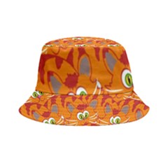 Animals Pet Cats Inside Out Bucket Hat by artworkshop