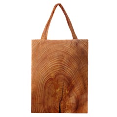 Annual Rings Tree Wood Classic Tote Bag by artworkshop