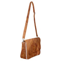 Annual Rings Tree Wood Shoulder Bag With Back Zipper by artworkshop