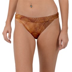 Annual Rings Tree Wood Band Bikini Bottom by artworkshop