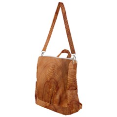 Annual Rings Tree Wood Crossbody Backpack by artworkshop