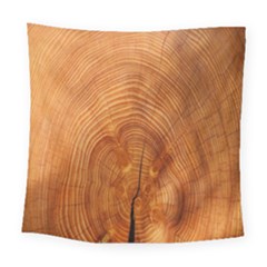 Annual Rings Tree Wood Square Tapestry (large) by artworkshop