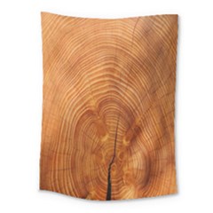 Annual Rings Tree Wood Medium Tapestry by artworkshop