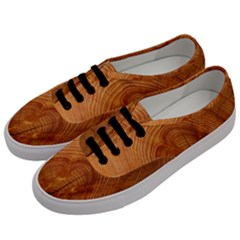 Annual Rings Tree Wood Men s Classic Low Top Sneakers by artworkshop