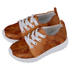 Annual Rings Tree Wood Kids  Lightweight Sports Shoes by artworkshop