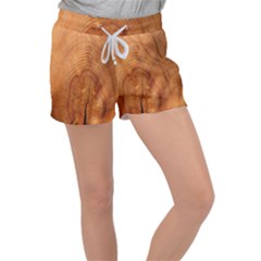 Annual Rings Tree Wood Velour Lounge Shorts by artworkshop