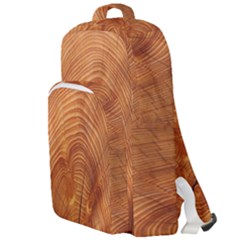 Annual Rings Tree Wood Double Compartment Backpack by artworkshop