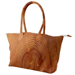 Annual Rings Tree Wood Canvas Shoulder Bag