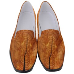 Annual Rings Tree Wood Women s Classic Loafer Heels by artworkshop