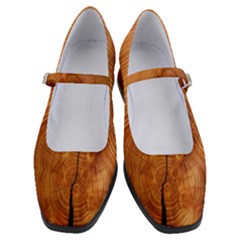 Annual Rings Tree Wood Women s Mary Jane Shoes by artworkshop