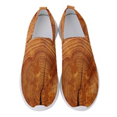 Annual Rings Tree Wood Women s Slip On Sneakers by artworkshop