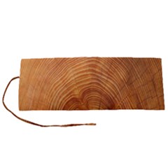 Annual Rings Tree Wood Roll Up Canvas Pencil Holder (s) by artworkshop