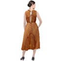 Annual Rings Tree Wood Round Neck Boho Dress View2