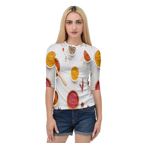 Masala Spices Food Quarter Sleeve Raglan Tee by artworkshop