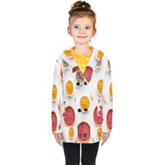 Masala Spices Food Kids  Double Breasted Button Coat by artworkshop