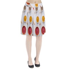 Masala Spices Food Pleated Skirt by artworkshop