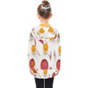 Masala Spices Food Kids  Double Breasted Button Coat View2