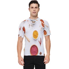 Masala Spices Food Men s Short Sleeve Rash Guard by artworkshop