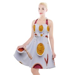 Masala Spices Food Halter Party Swing Dress  by artworkshop