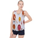 Masala Spices Food Bubble Hem Chiffon Tank Top View1