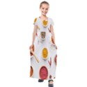 Masala Spices Food Kids  Short Sleeve Maxi Dress View1