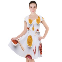 Masala Spices Food Cap Sleeve Midi Dress by artworkshop