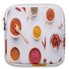 Masala Spices Food Mini Square Pouch by artworkshop