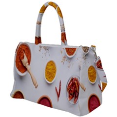 Masala Spices Food Duffel Travel Bag by artworkshop