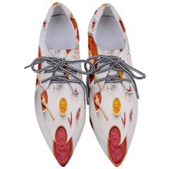 Masala Spices Food Pointed Oxford Shoes by artworkshop