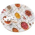 Masala Spices Food Wooden Puzzle Round View3