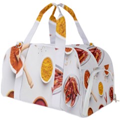 Masala Spices Food Burner Gym Duffel Bag by artworkshop