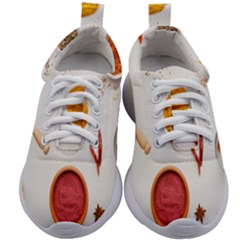 Masala Spices Food Kids Athletic Shoes by artworkshop