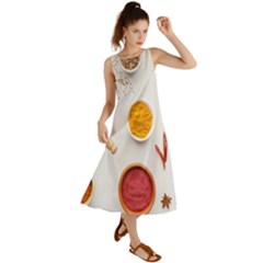 Masala Spices Food Summer Maxi Dress by artworkshop