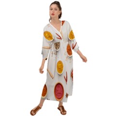 Masala Spices Food Grecian Style  Maxi Dress by artworkshop