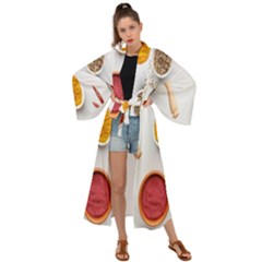 Masala Spices Food Maxi Kimono by artworkshop