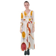 Masala Spices Food Button Up Maxi Dress by artworkshop