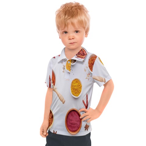 Masala Spices Food Kids  Polo Tee by artworkshop