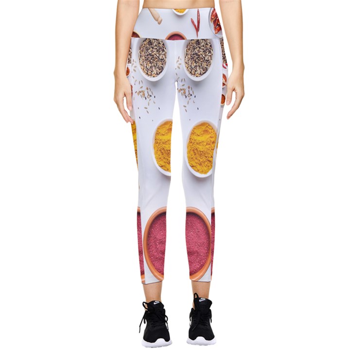 Masala Spices Food Pocket Leggings 